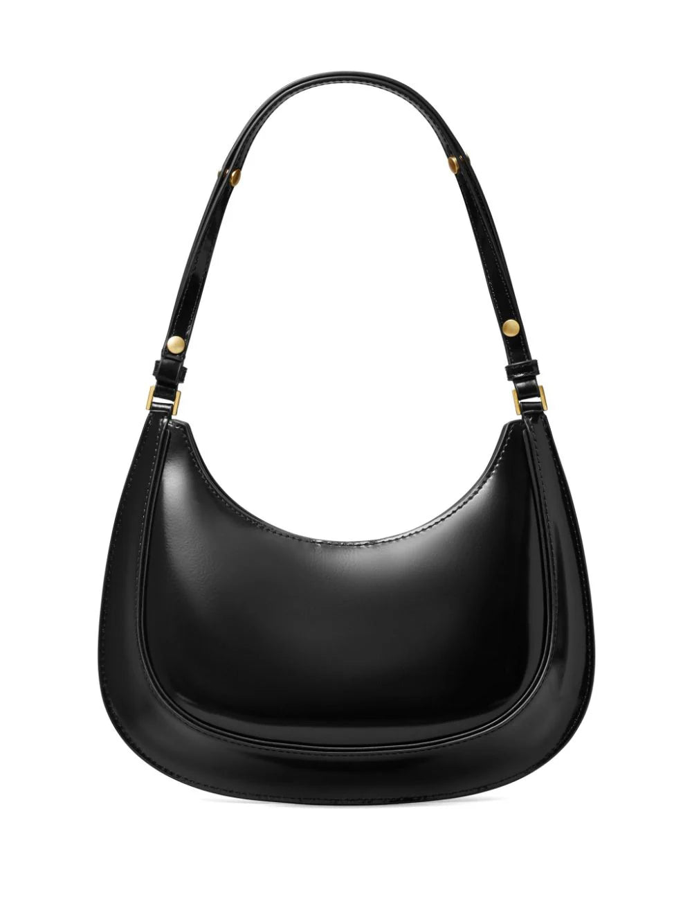 Tory Burch Robinson Crescent Bag In Brushed Leather