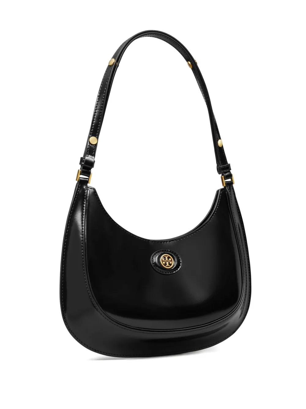 Tory Burch Robinson Crescent Bag In Brushed Leather