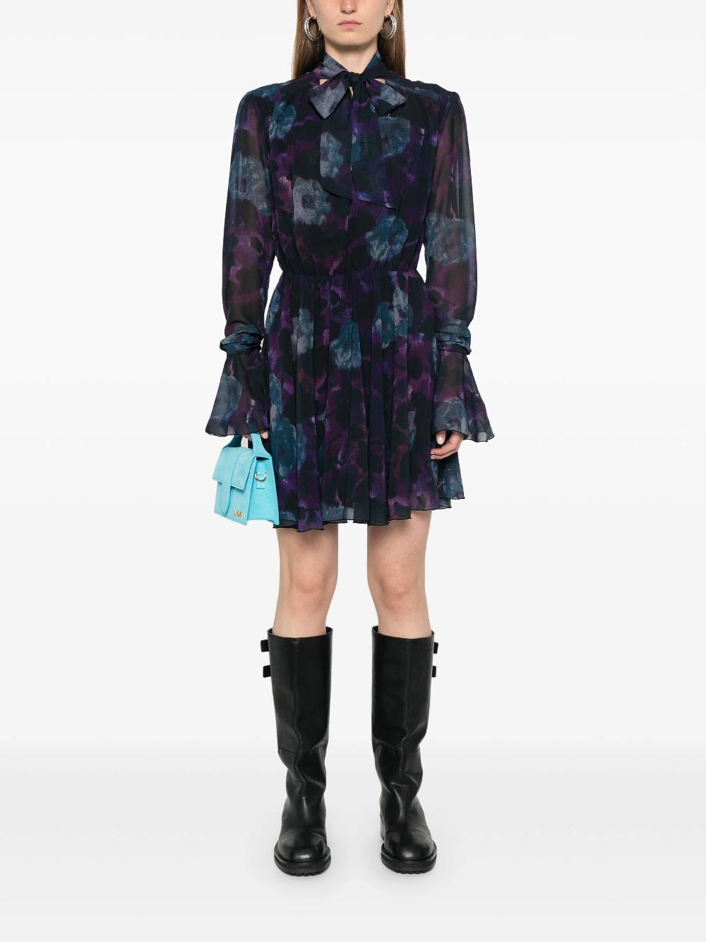 ROTATE Chiffon Flowy Mini Dress