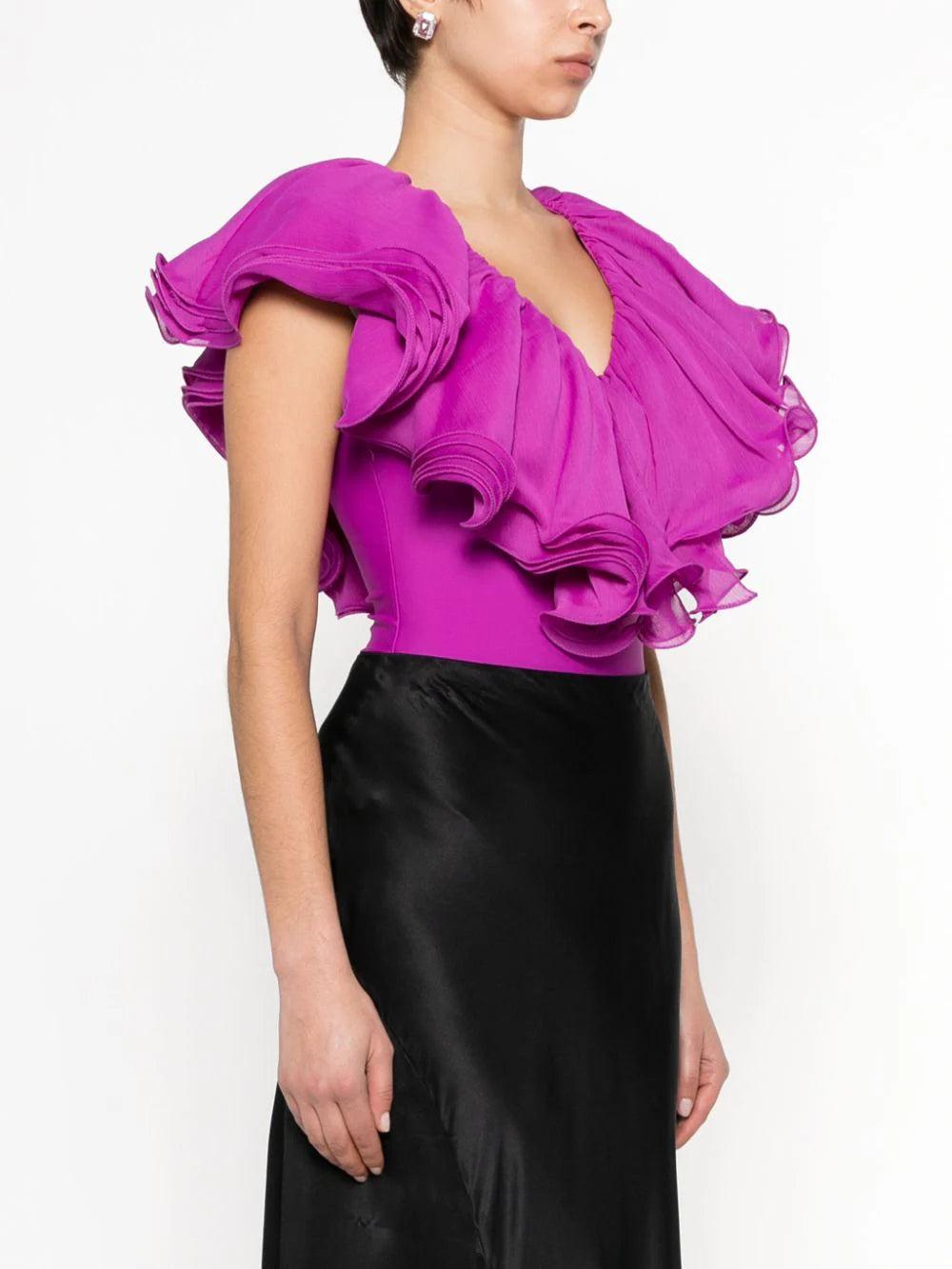 ROTATE Chiffon Ruffle Body