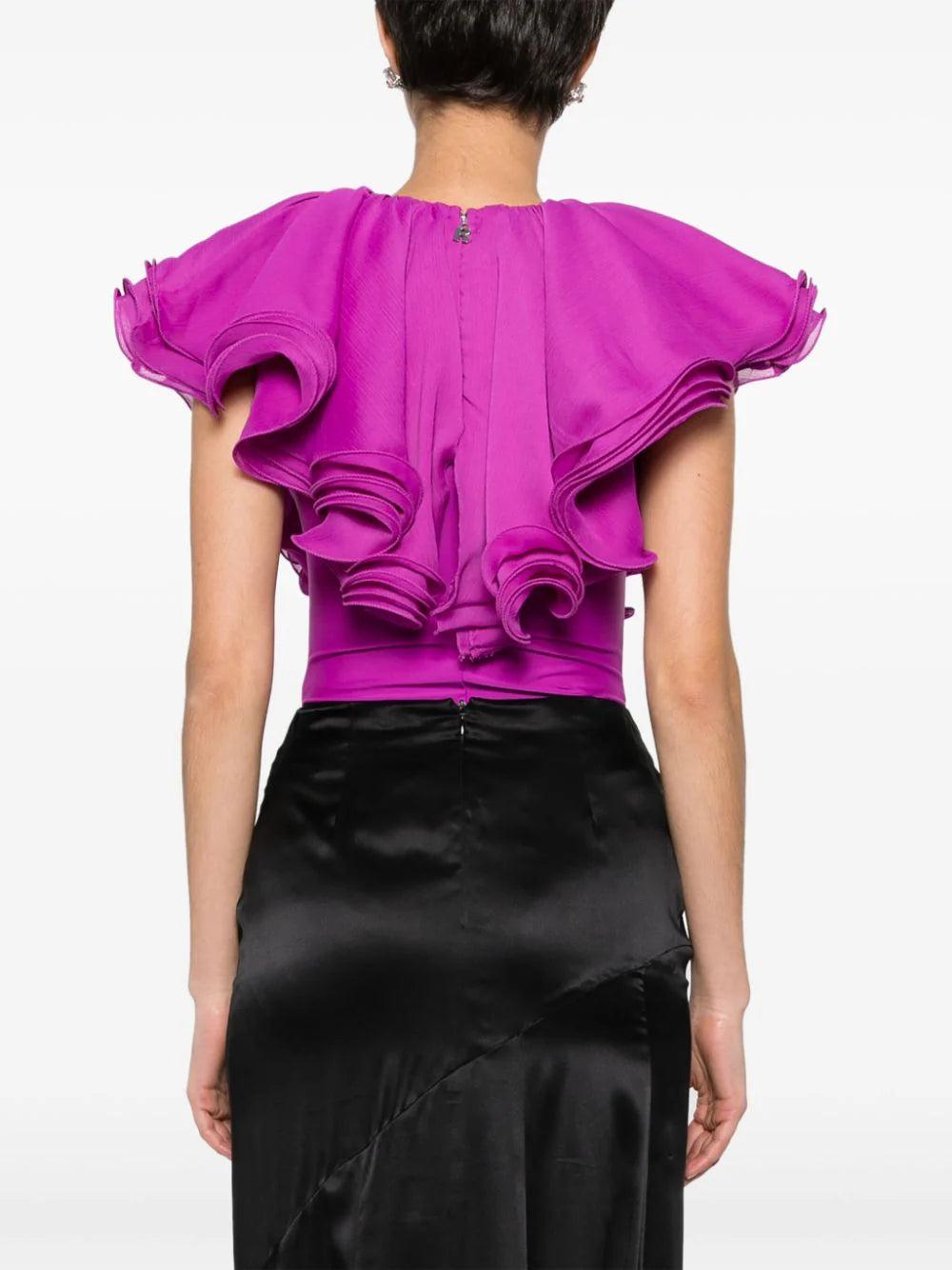 ROTATE Chiffon Ruffle Body