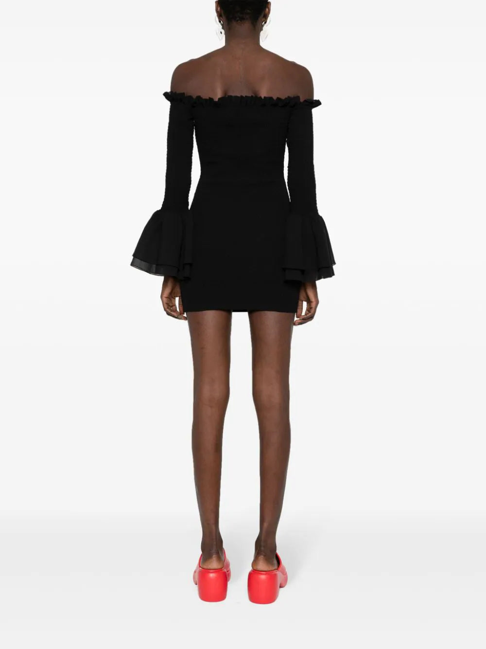 ROTATE Chiffon Smock Mini Dress