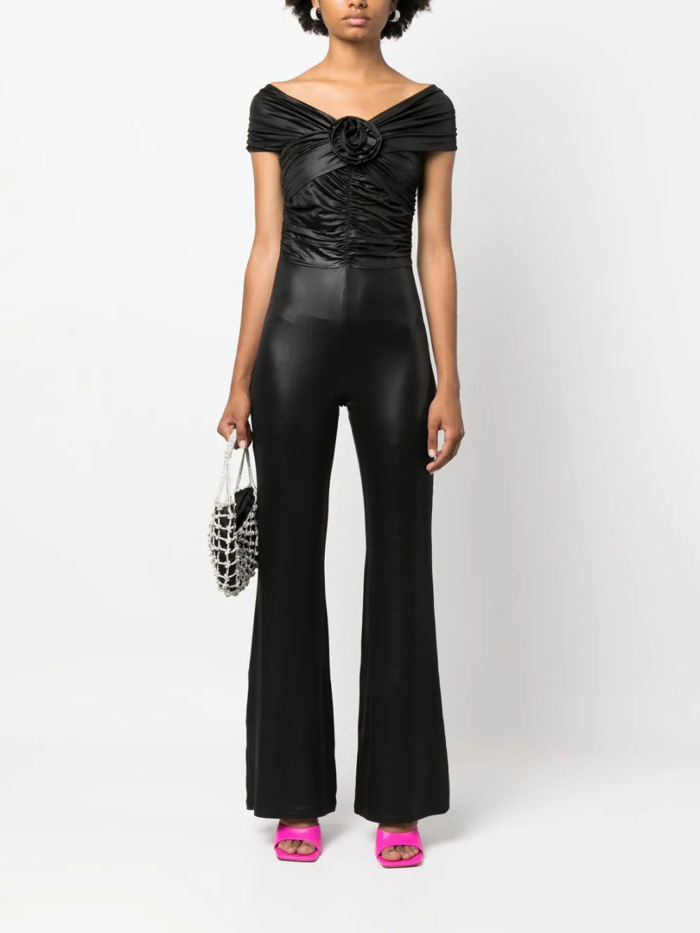 ROTATE Coated Jersey Jumpsuit