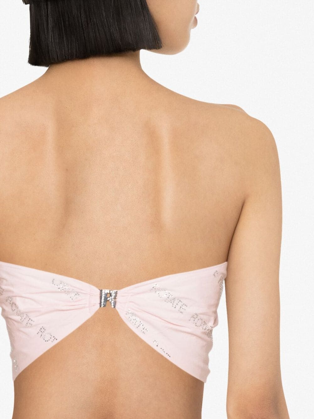 ROTATE Crystal Poplin Crop Top