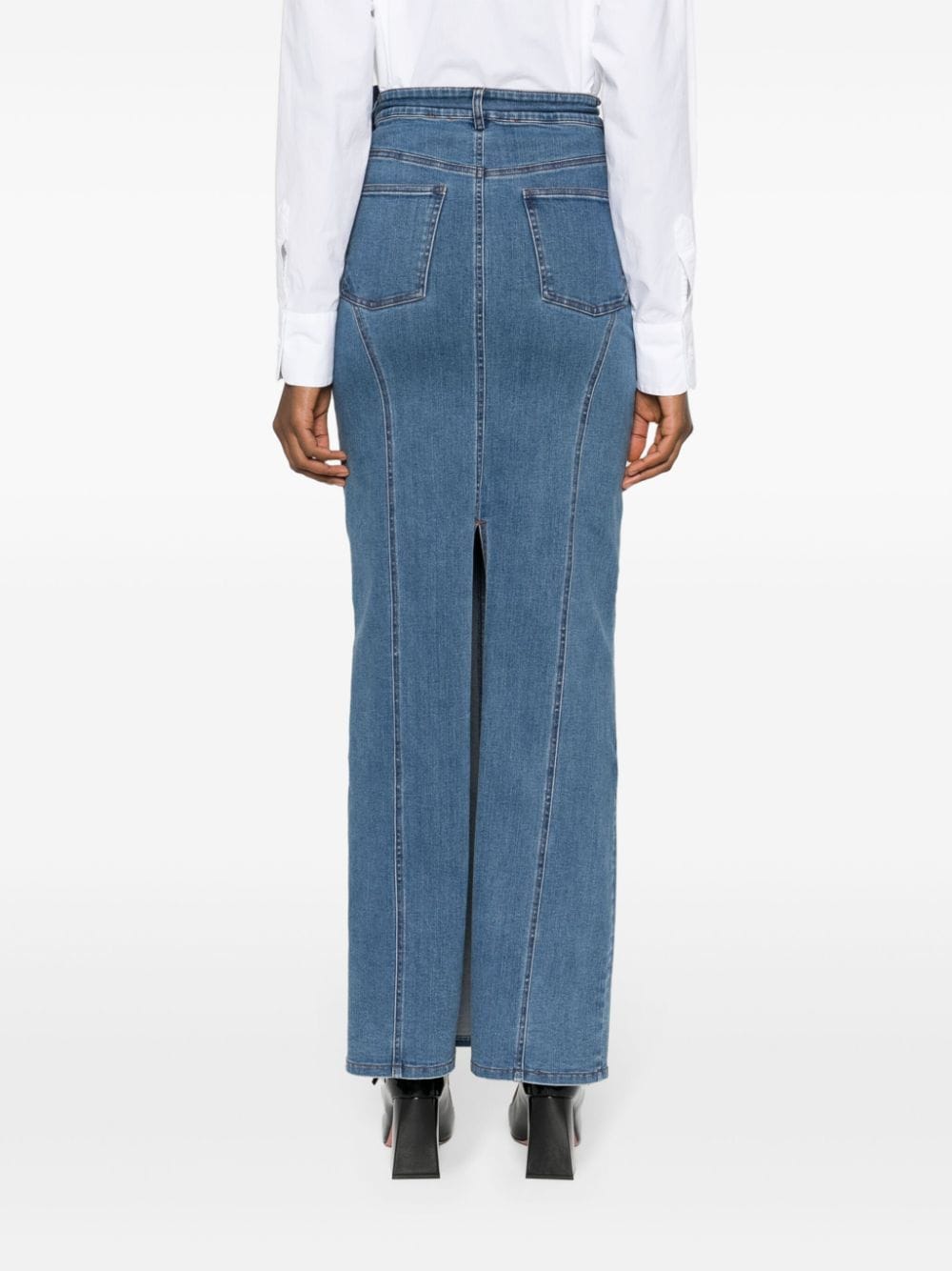 ROTATE Denim Long Skirt