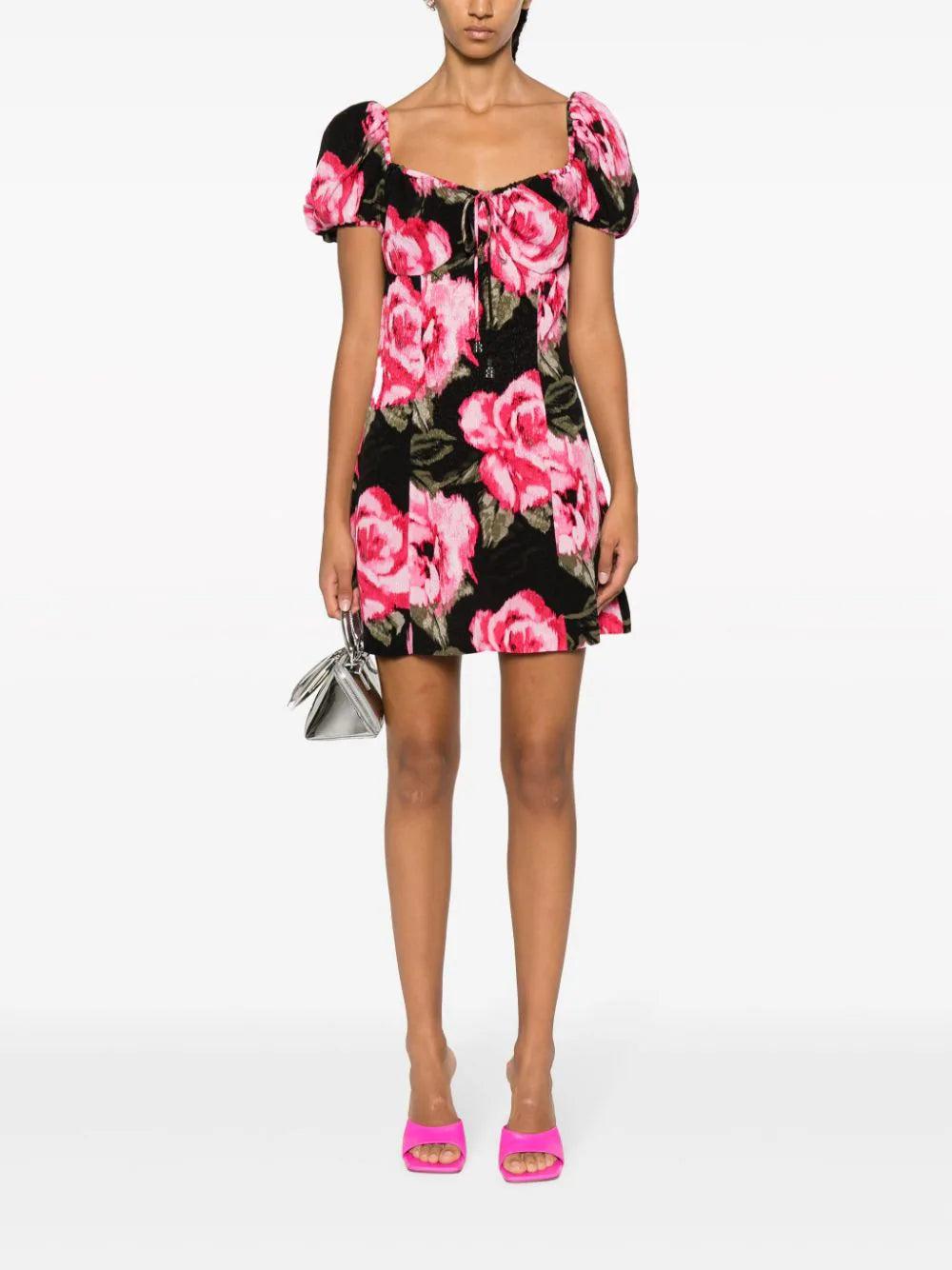 ROTATE Floral Mini Dress