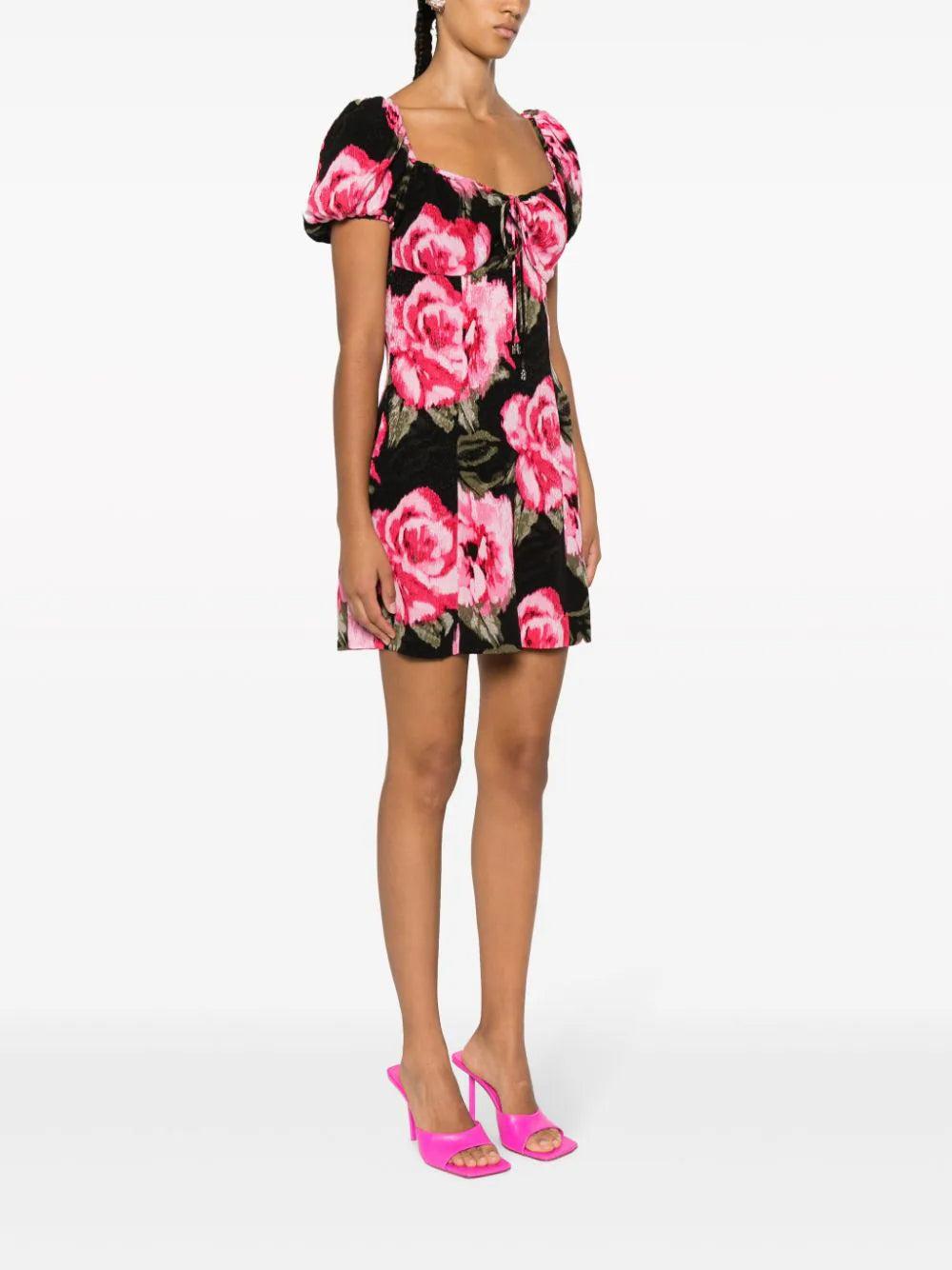 ROTATE Floral Mini Dress