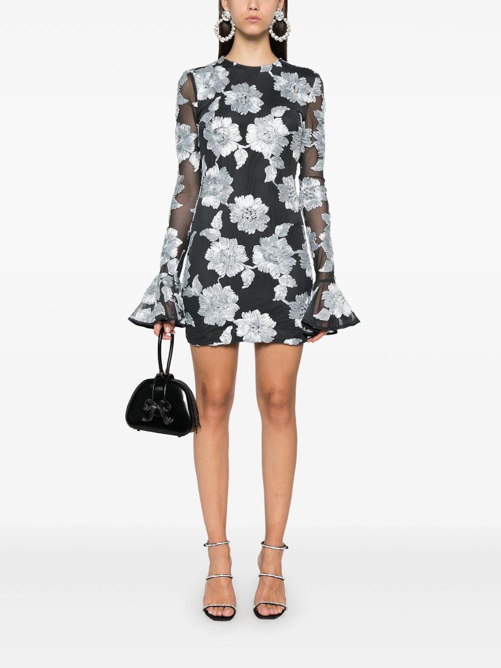 ROTATE Flower Mini Dress