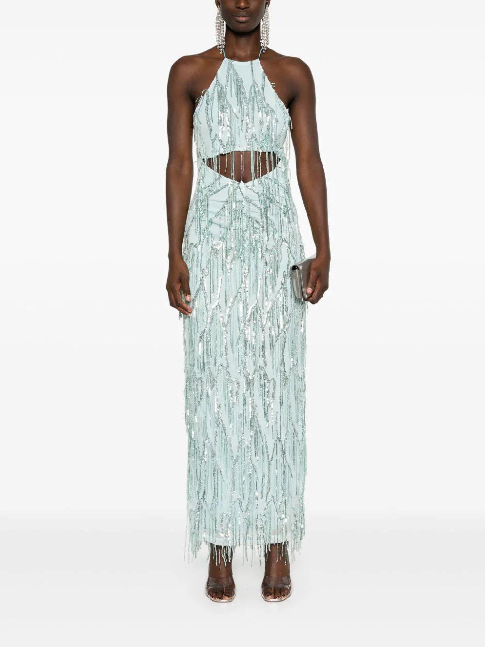 ROTATE Halterneck Maxi Dress