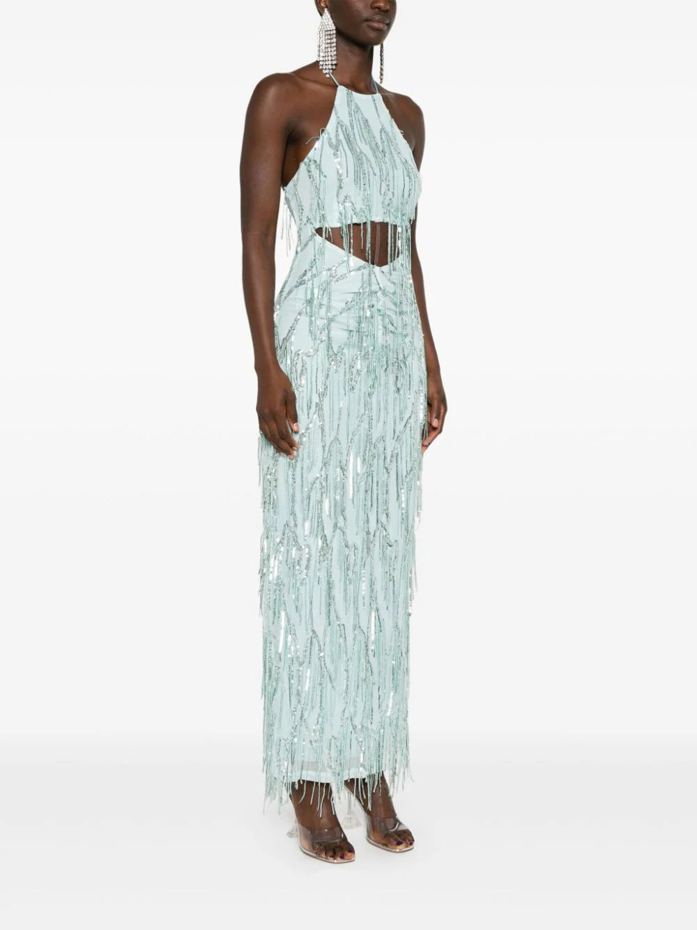 ROTATE Halterneck Maxi Dress