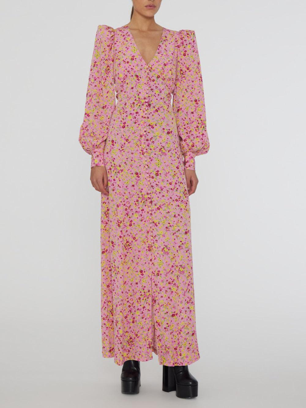 ROTATE Jacquard Maxi Dress
