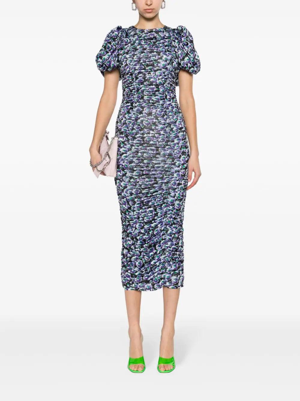 ROTATE Jersey Puffy Dress