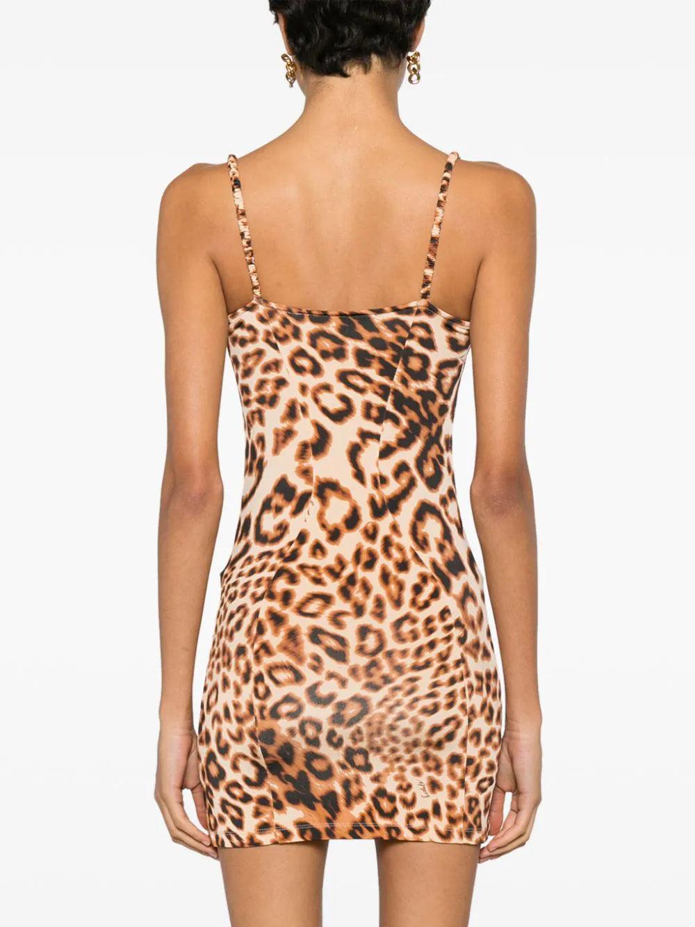 ROTATE Leopard Mini Dress
