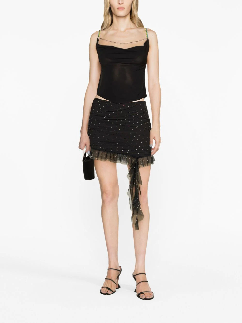 ROTATE Mesh Mini Skirt