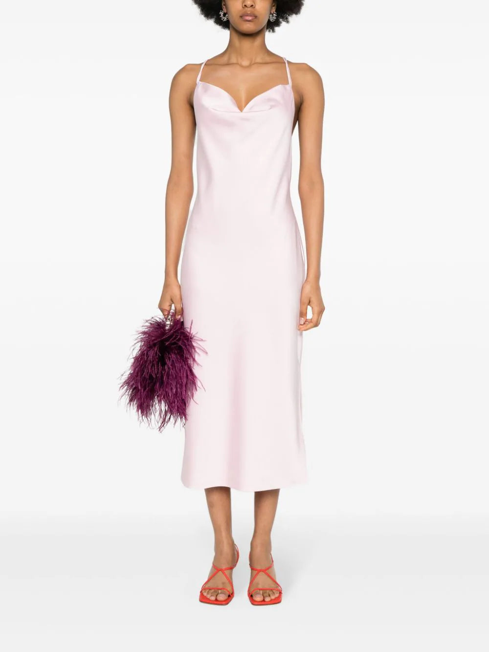 ROTATE Midi Slip Dress