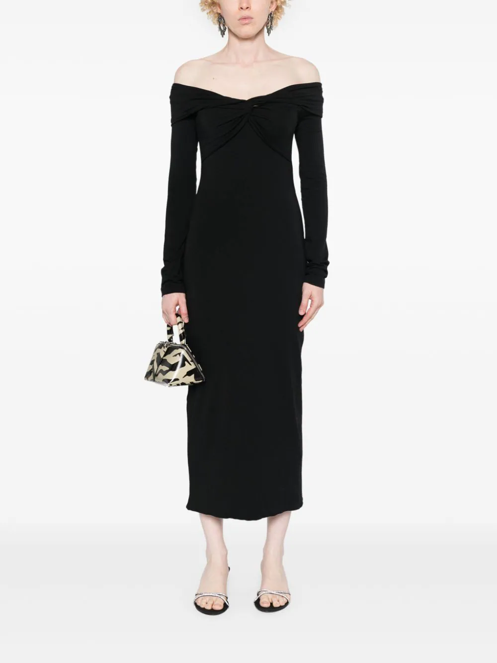 ROTATE Off Shoulder Dress