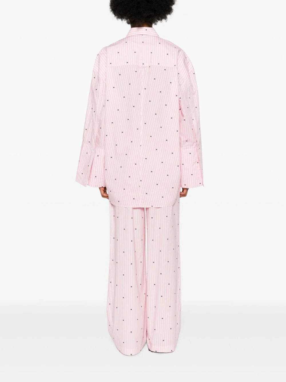 ROTATE Oversized Shirt Blue