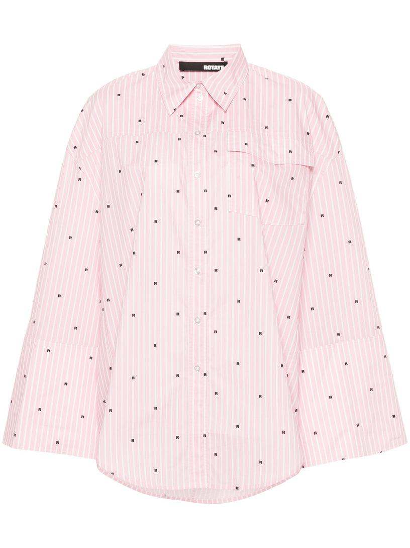 ROTATE Oversized shirt blue