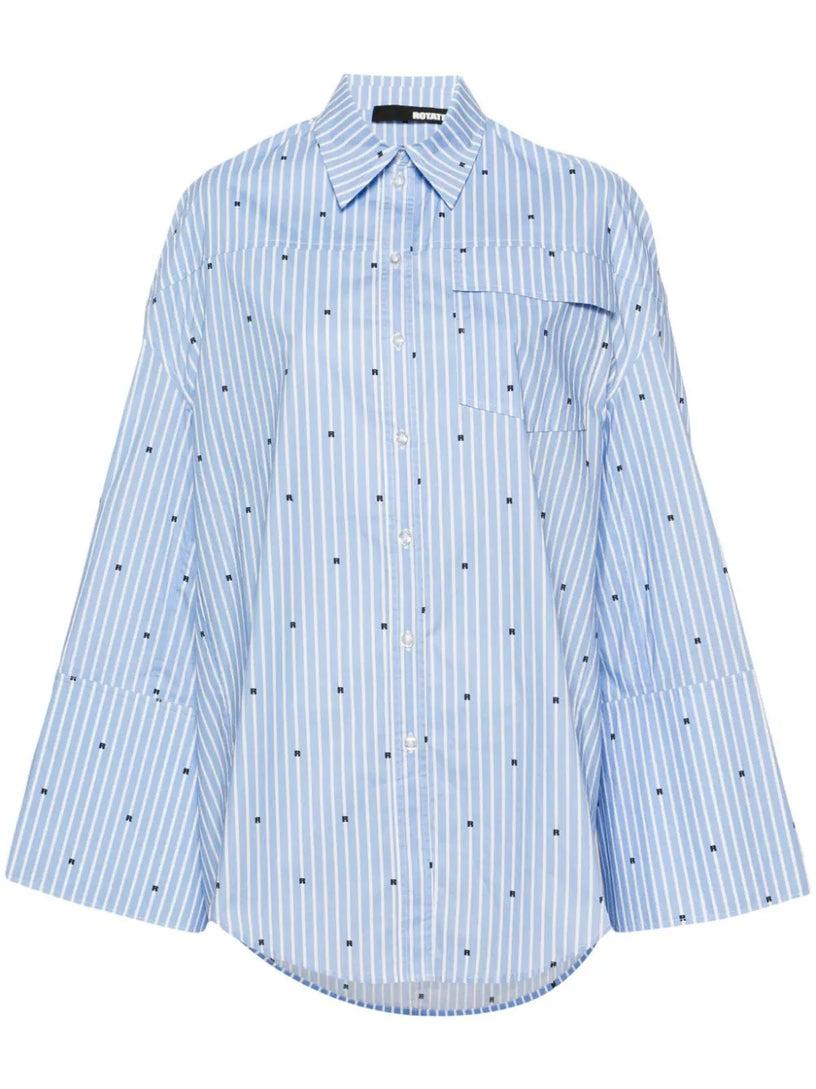 ROTATE Oversized shirt blue