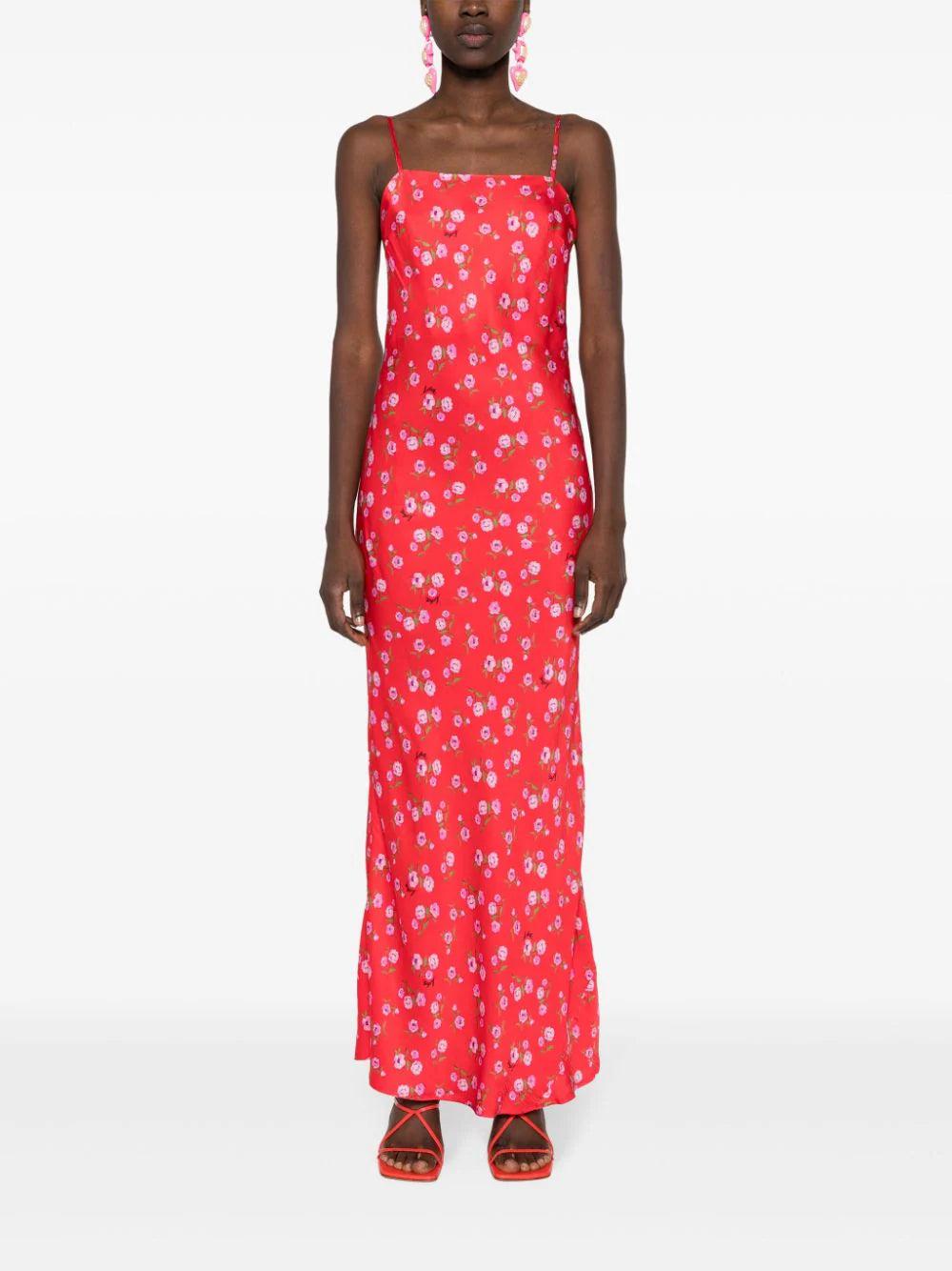ROTATE Printed Maxi Dress