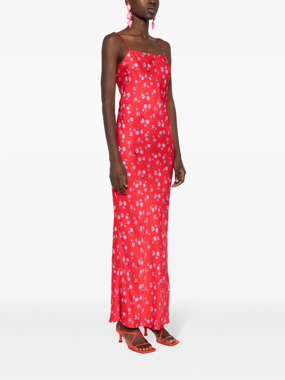 ROTATE Printed Maxi Dress
