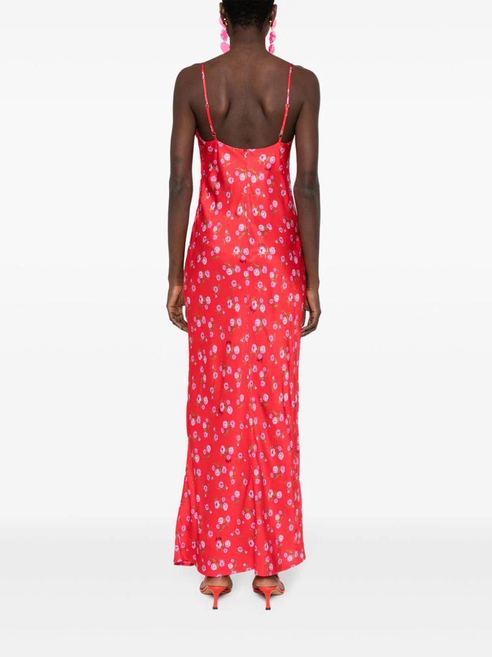 ROTATE Printed Maxi Dress