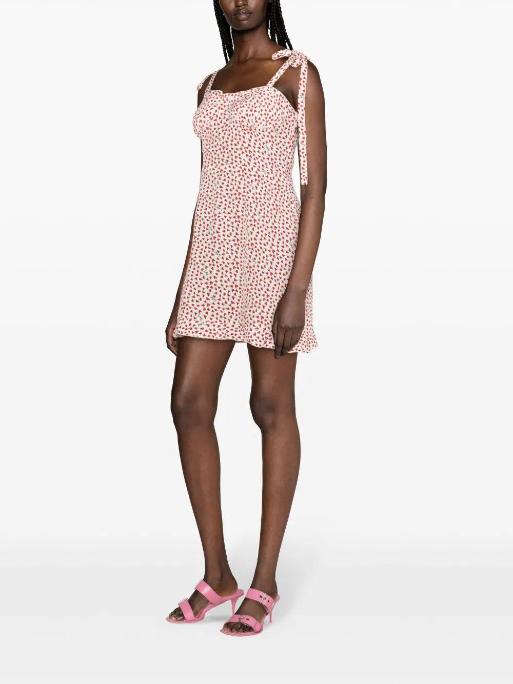 ROTATE Printed Mini Dress