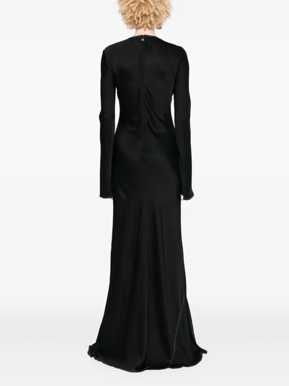 ROTATE Satin Maxi Dress