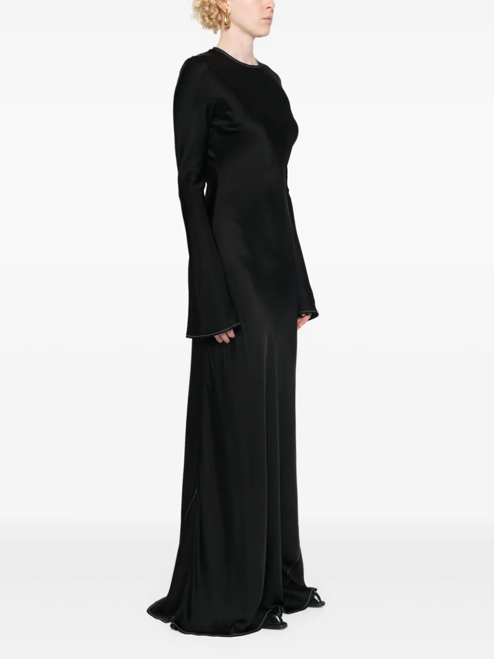 ROTATE Satin Maxi Dress