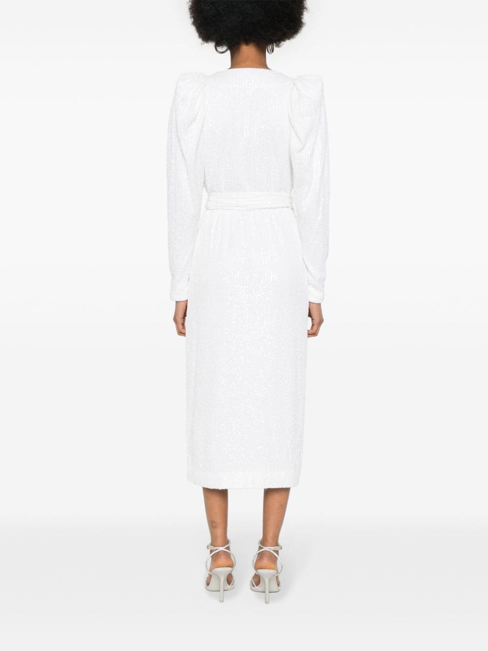 ROTATE Sequin-embellished Midi Dress