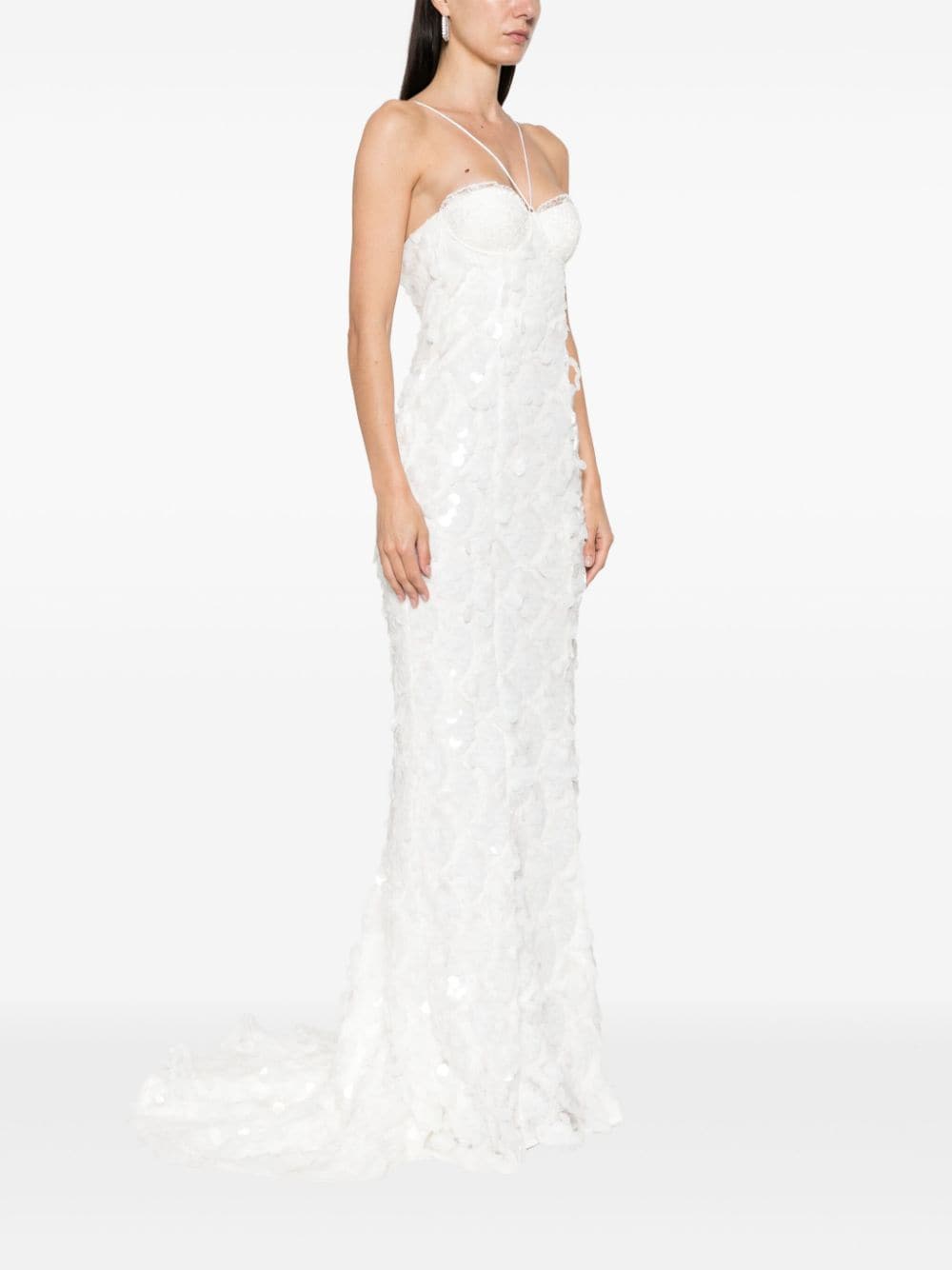 ROTATE Sequin Maxi Slip Dress