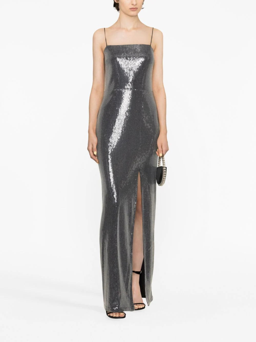 ROTATE Sequin Maxi Slit Dress