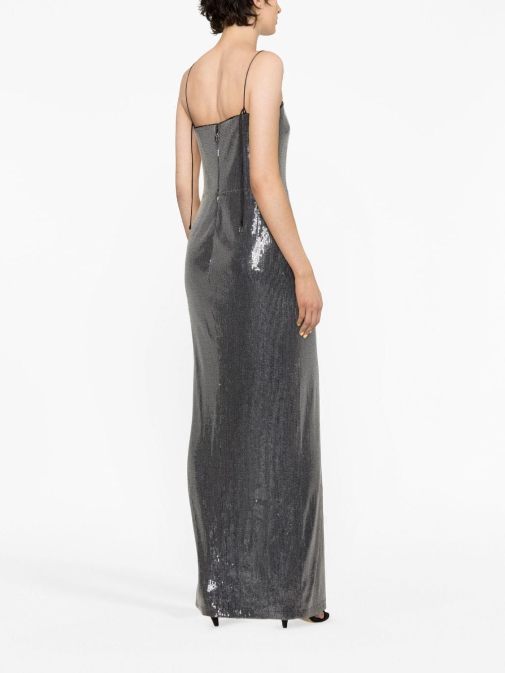 ROTATE Sequin Maxi Slit Dress