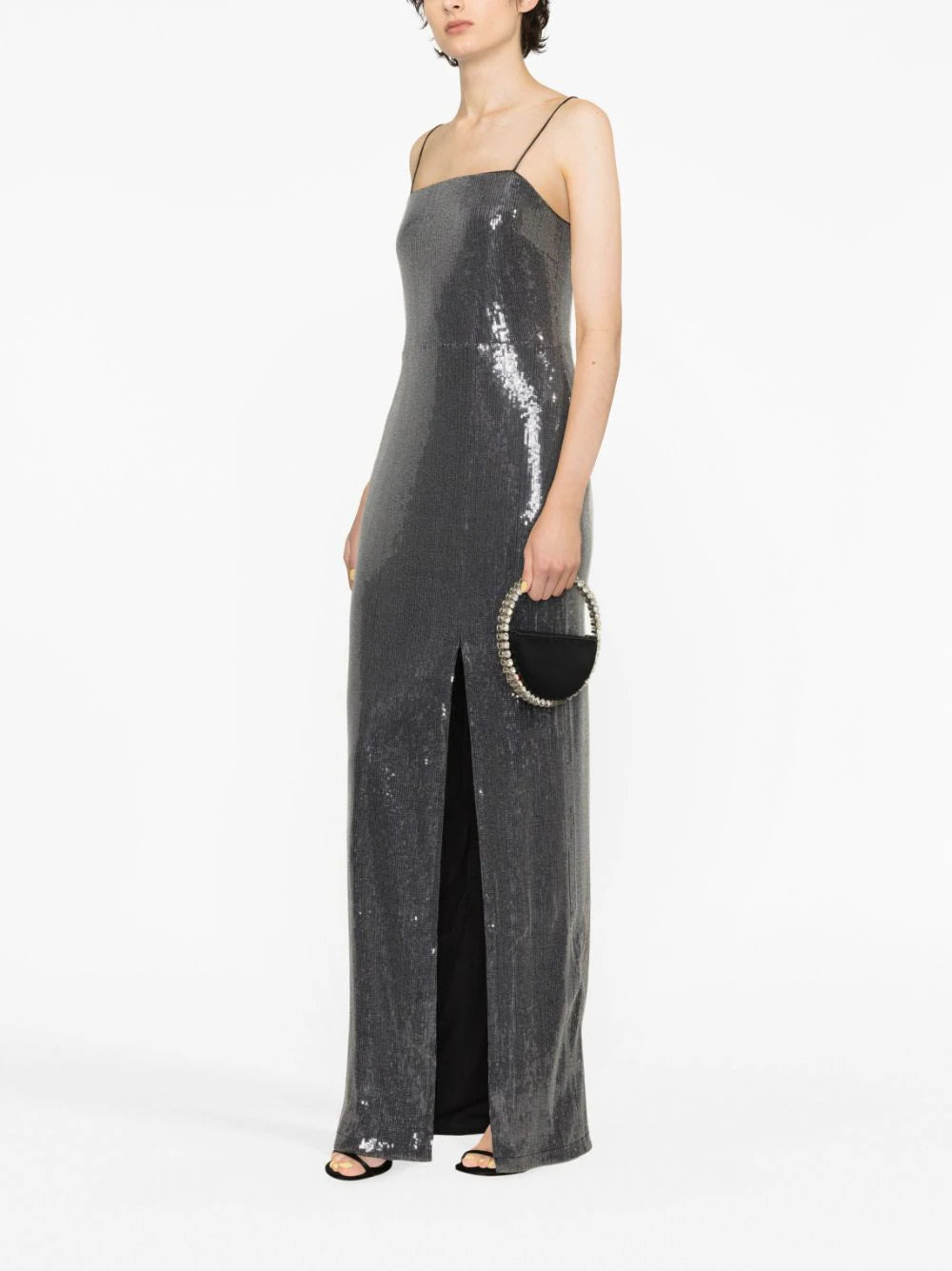 ROTATE Sequin Maxi Slit Dress