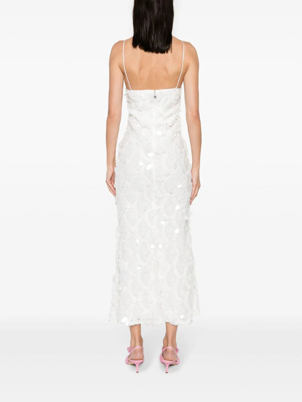 ROTATE Sequin Midi Slip Dress