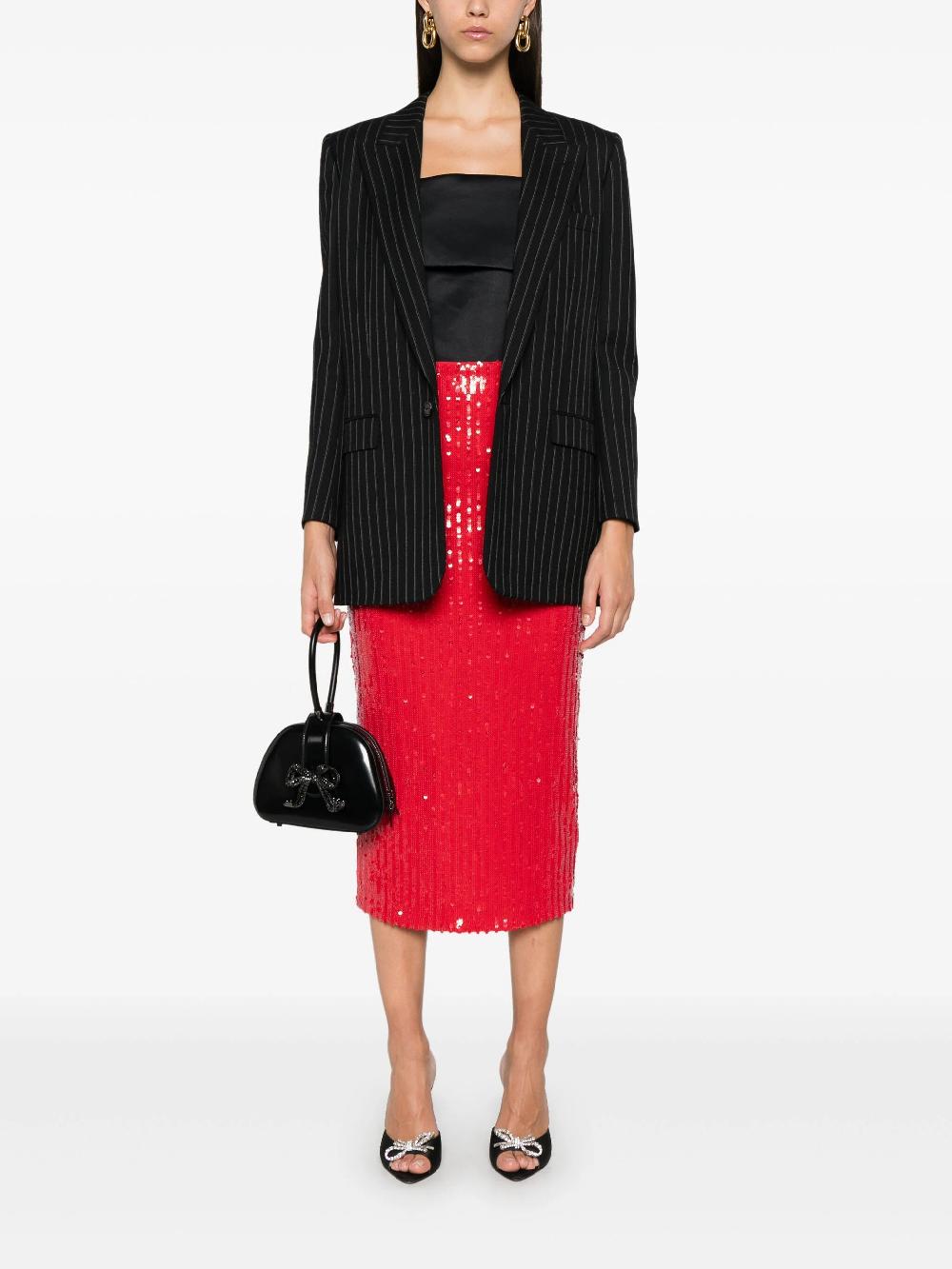 ROTATE Sequins Pencil Skirt