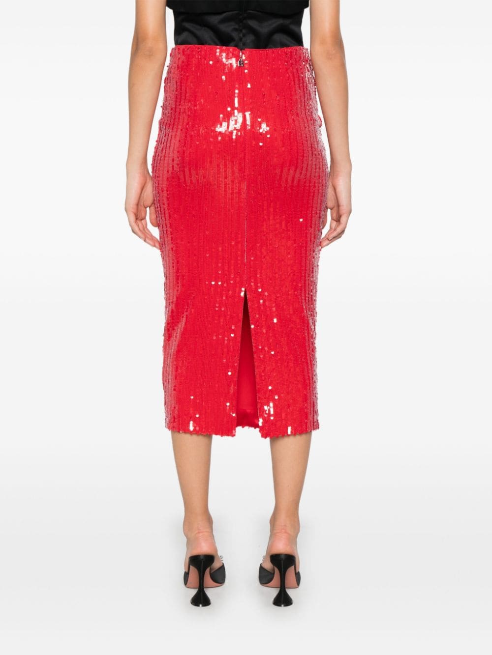 ROTATE Sequins Pencil Skirt