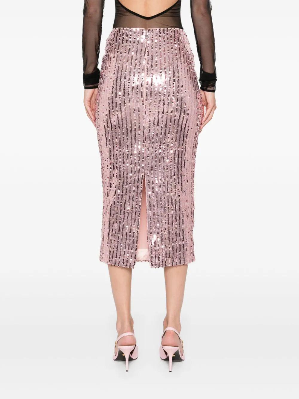 ROTATE Sequins Pencil Skirt