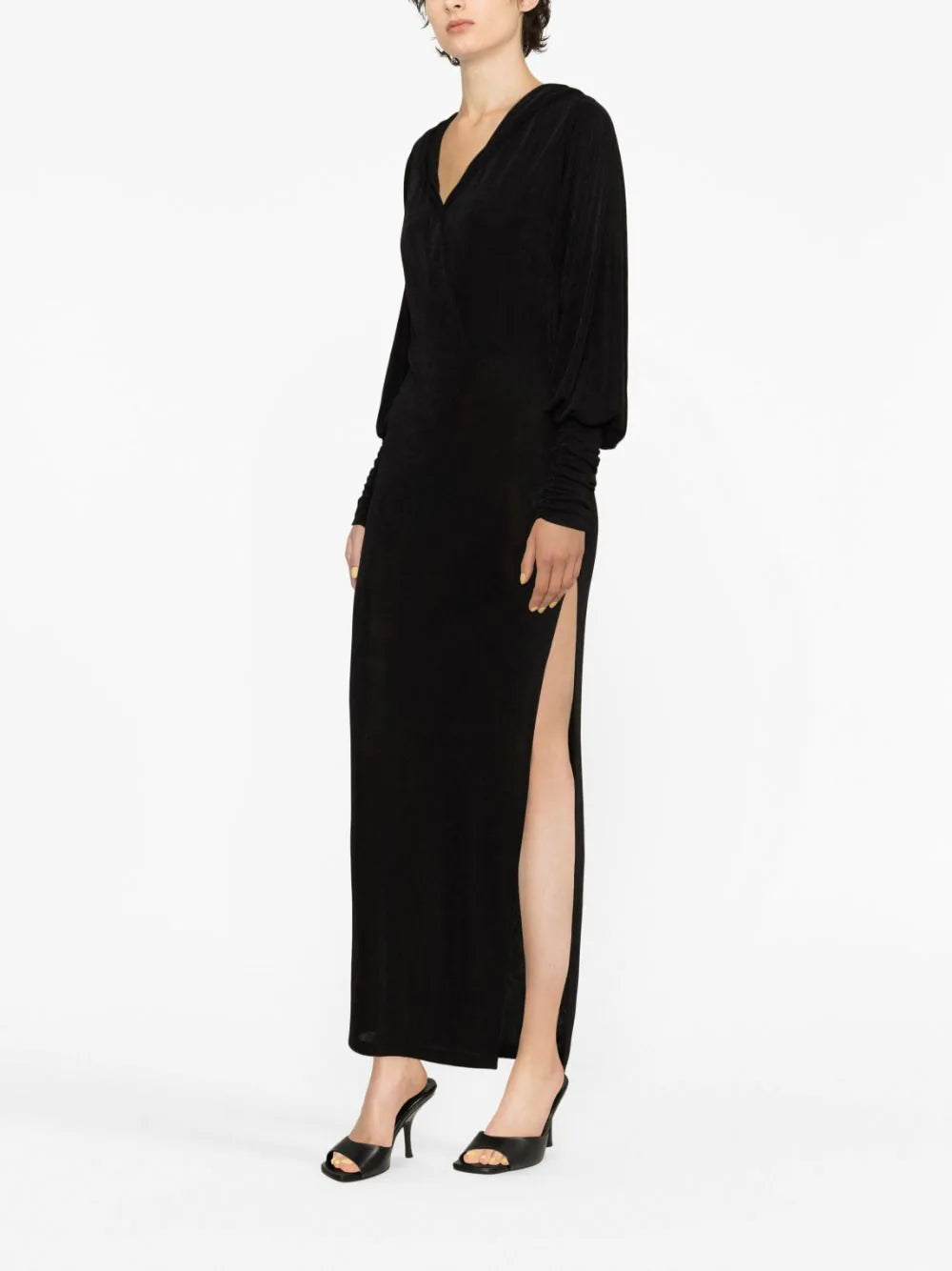 ROTATE Slinky Dress W/ Maxi Hood
