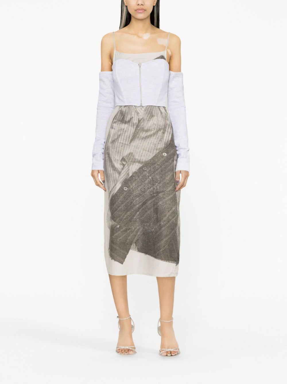 ROTATE Sweat Tight Cropped Top