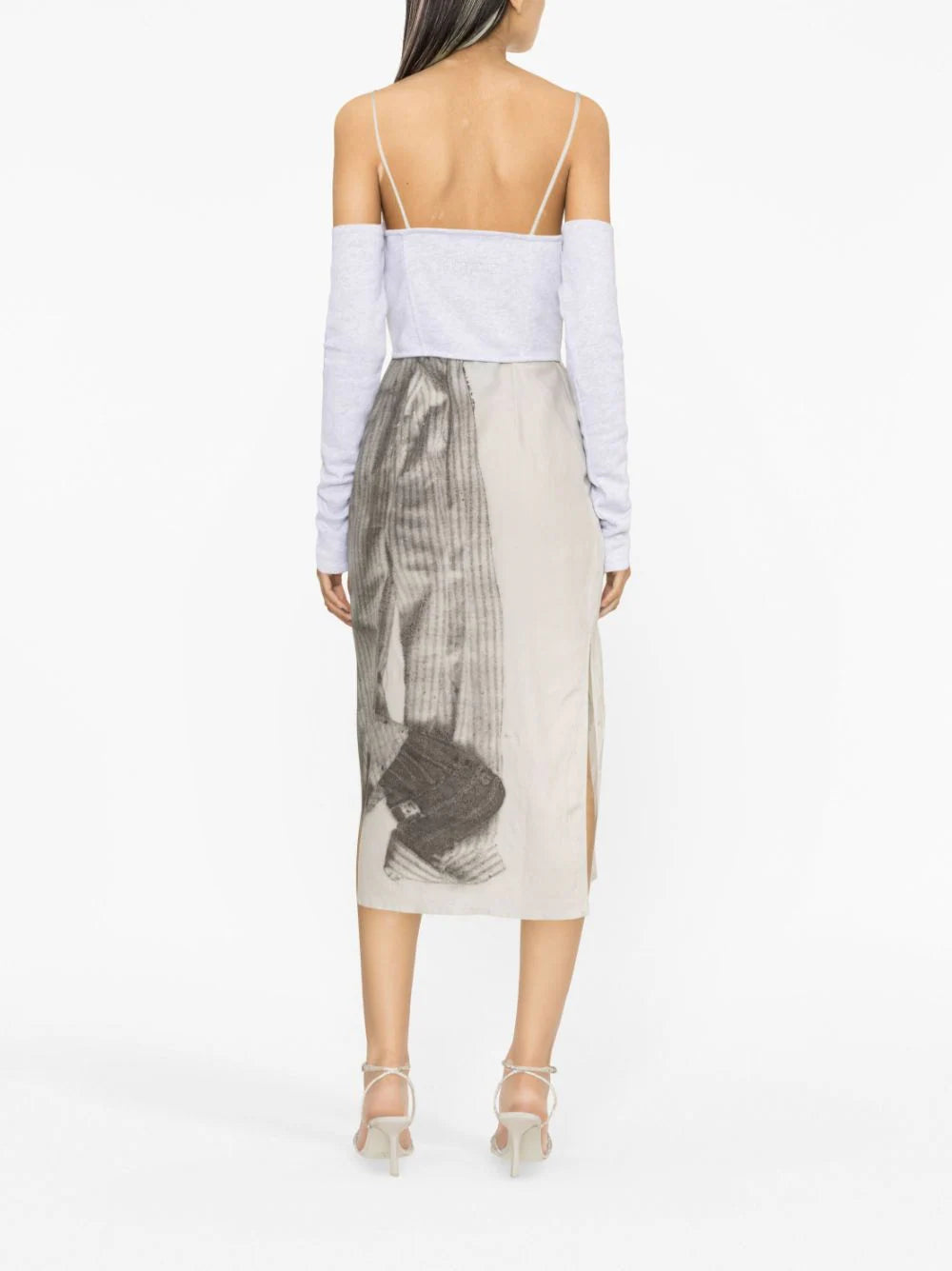 ROTATE Sweat Tight Cropped Top