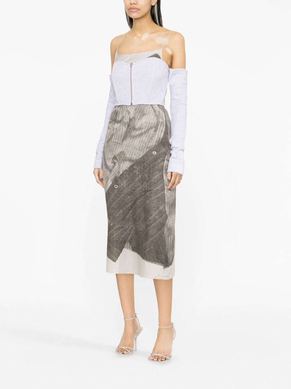 ROTATE Sweat Tight Cropped Top