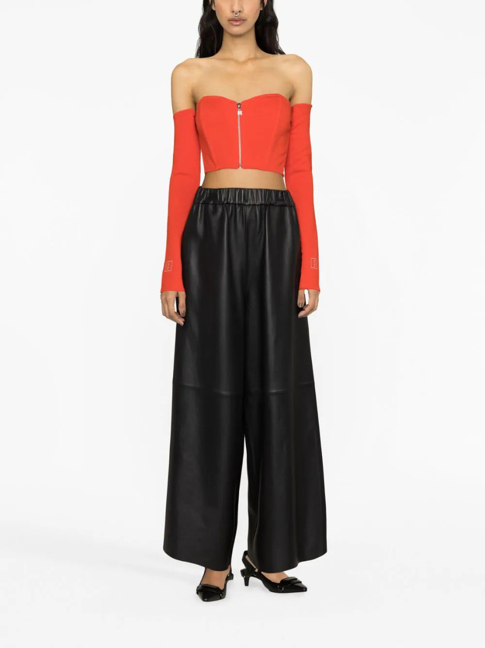 ROTATE Sweat Tight Cropped Top