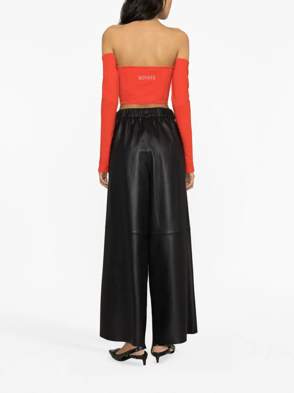 ROTATE Sweat Tight Cropped Top