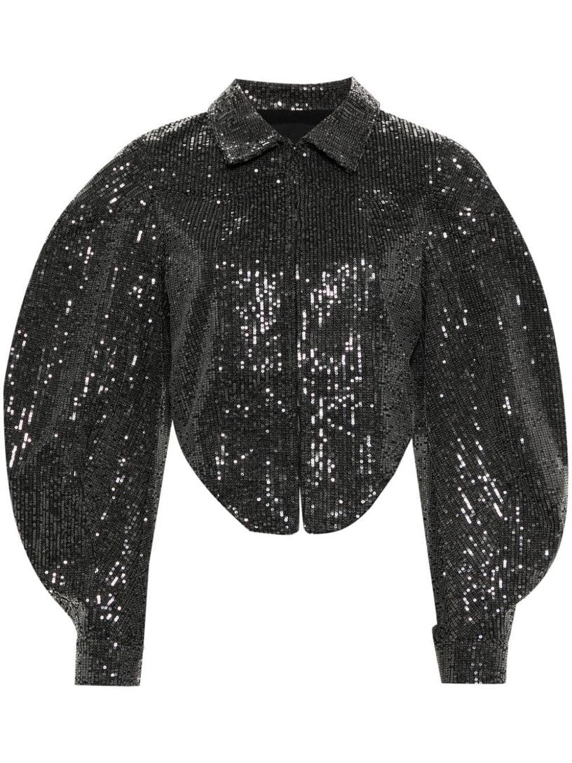 ROTATE Twill sequin jacket