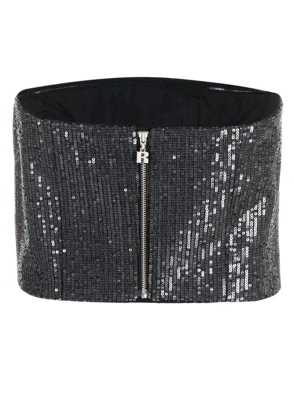 ROTATE Twill Sequin Top