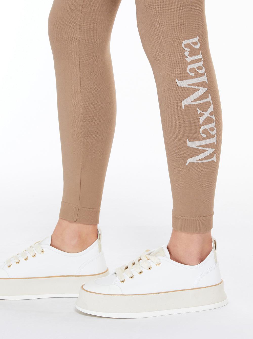 S Max Mara Basilea Technical Leggings With Logo