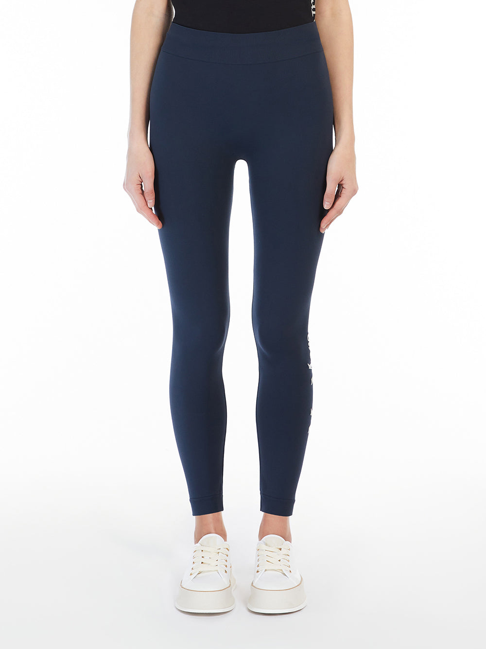 S Max Mara Basilea Technical Leggings With Logo