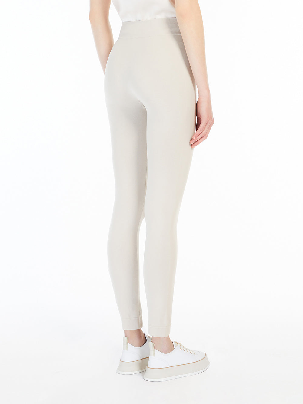 S Max Mara Basilea Technical Leggings With Logo