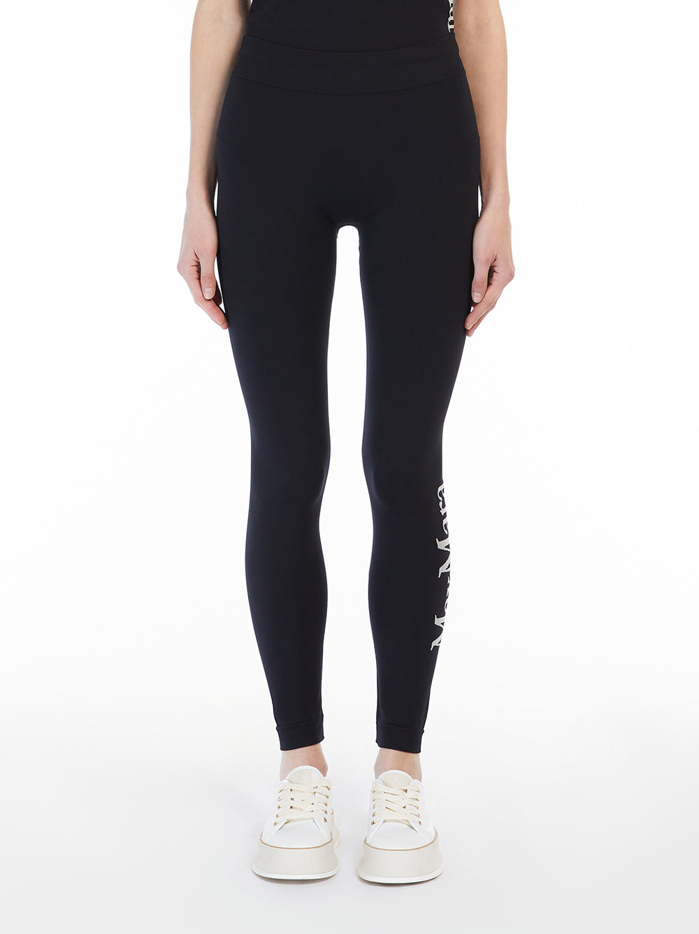 S Max Mara Basilea Technical Leggings With Logo